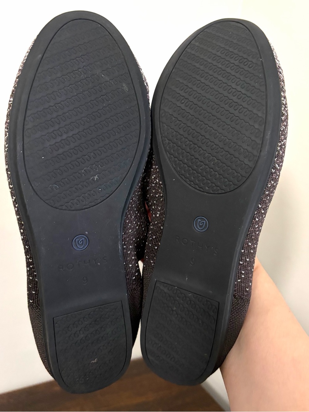 Rothy’s Twilight Metallic Ombre Loafers Chocolate - Picture 8 of 8